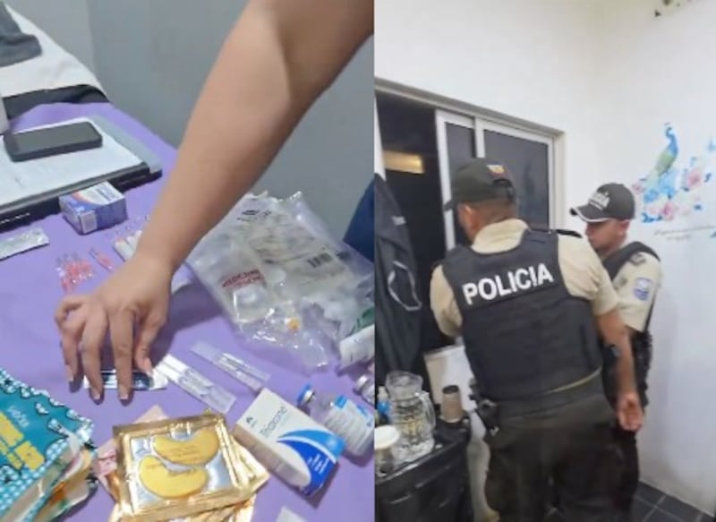 Arcsa clausuró una peluquería del sur de Guayaquil que operaba como clínica estética clandestina.
