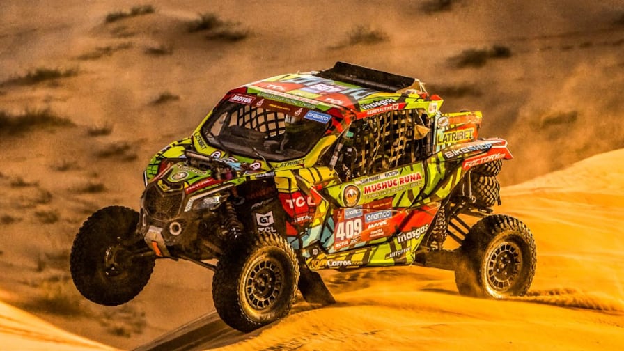 Sebastián Guayasamín en el Rally Dakar 2024