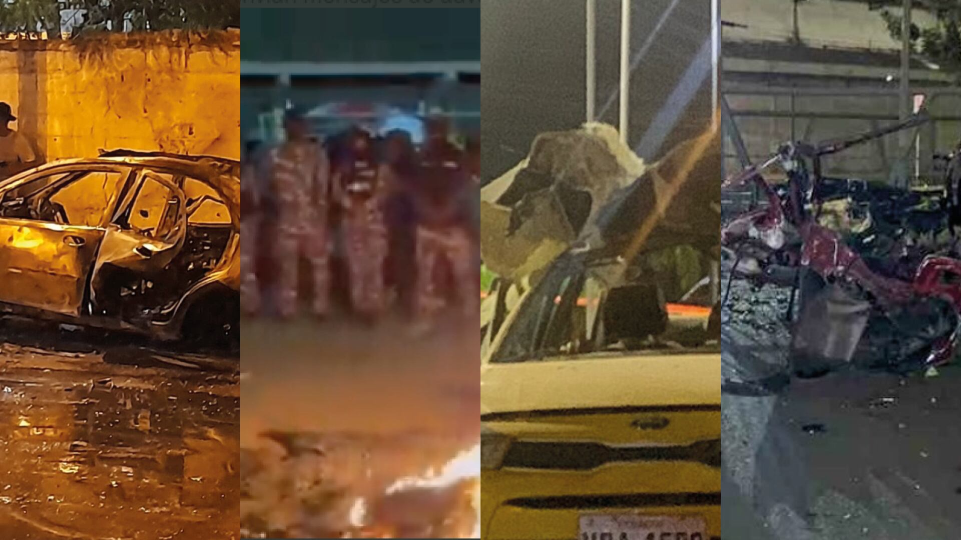 Artefactos explosivos y secuestro de agentes penitenciarios