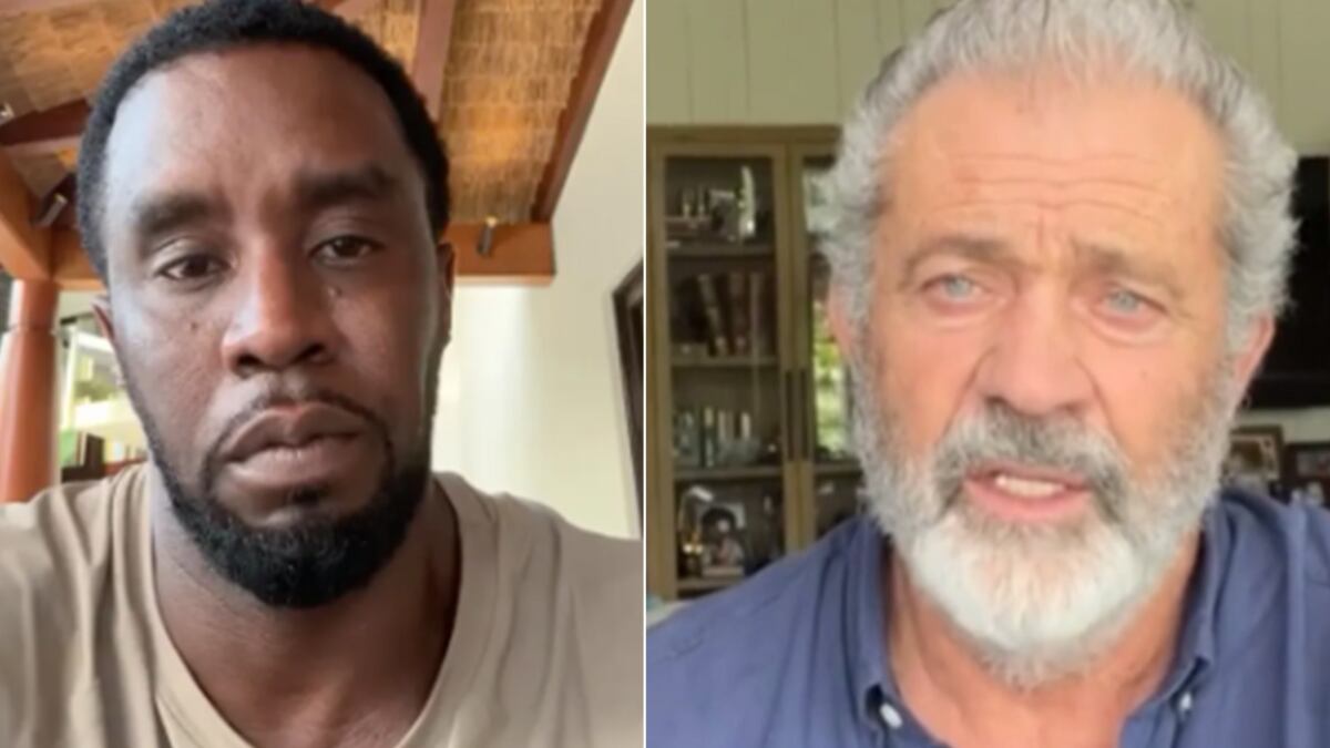 Sean Diddy Combs y Mel Gibson