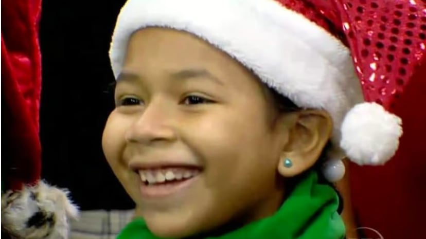 Niña del Coro Navideño