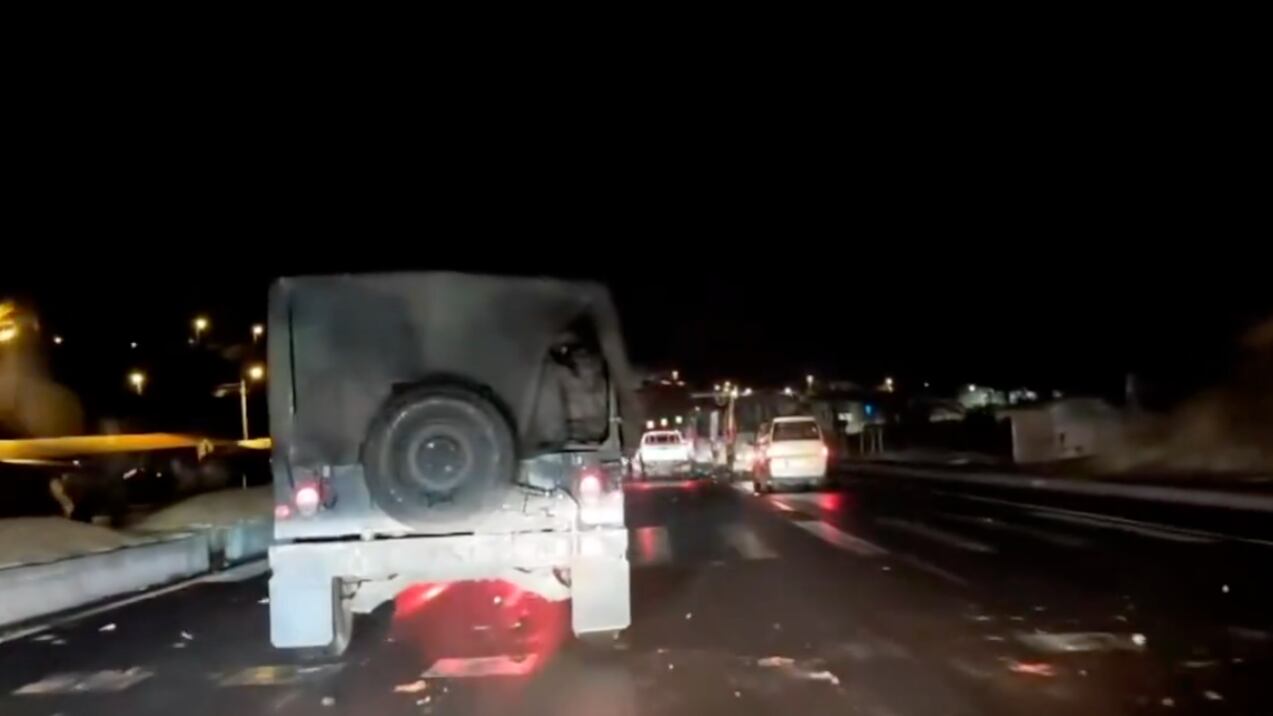 Convoy humanitario atacado el Otavalo