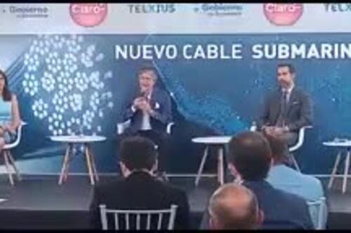 Cable submarino de fibra de Claro y Telxius llega a Ecuador .mp4