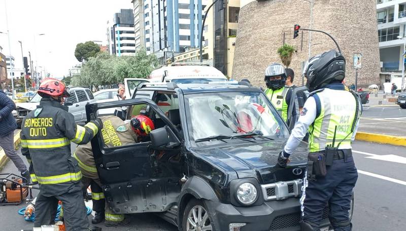 Accidente de tránsito en Quito