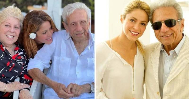 Shakira a cuidado de sus progenitores, especialmente de su padre que en este año su salud se ha visto muy comprometida