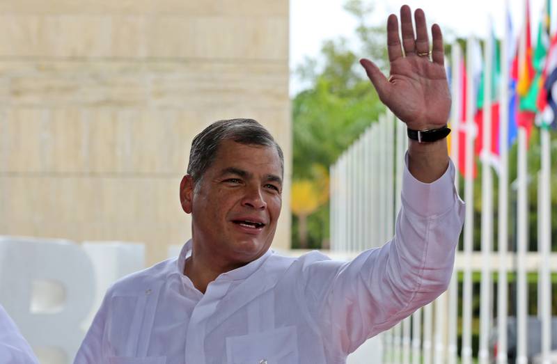 Presidente Rafael Correa se despide de la Celac/EFE