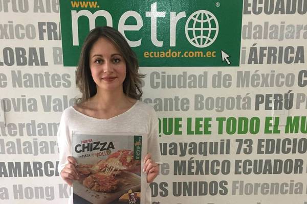 KFC presentó en Ecuador su nueva Chizza