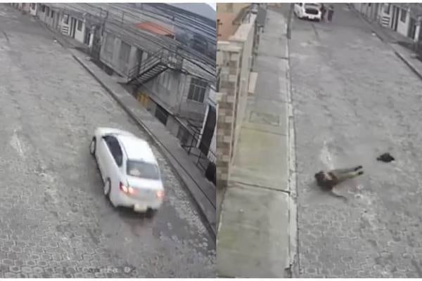 Quito: Taxista de aplicación logró escapar de un secuestro lanzándose de la cajuela 