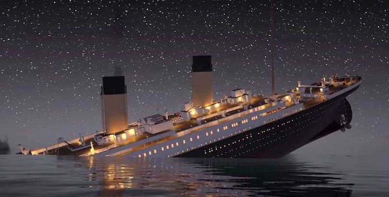 Titanic hundimiento, nueva teoría/Internet